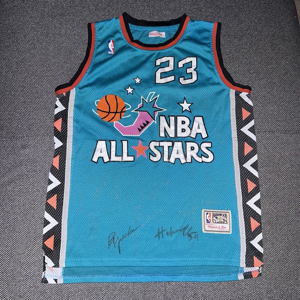 Mitchell & Ness NBA All Stars Michael Jordan Embroidered Basketball Jersey 2XL